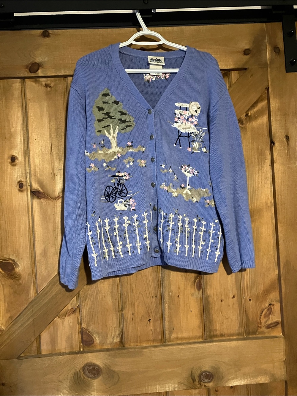 Vintage cottagecore Northern Reflections cardigan